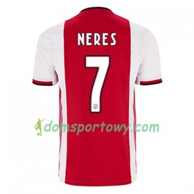 Koszulka Ajax Amsterdam David Neres 7 Domowe Koszulki Piłkarskie 2019-2020 Krótki Rękaw